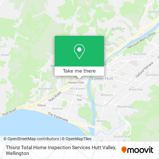 Thisnz Total Home Inspection Services Hutt Valley map