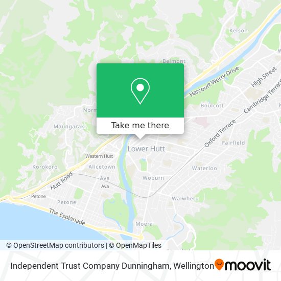 Independent Trust Company Dunningham map