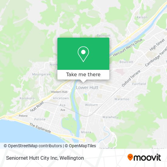 Seniornet Hutt City Inc map