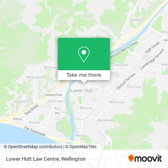 Lower Hutt Law Centre map