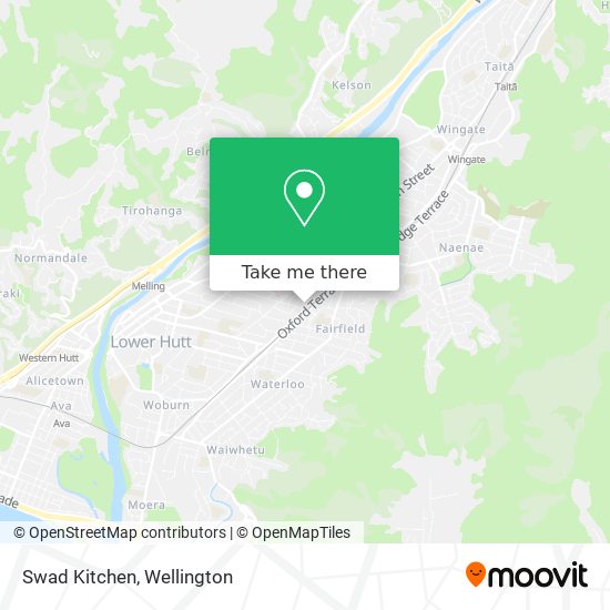 Swad Kitchen map