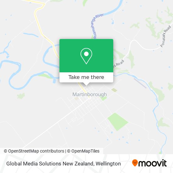 Global Media Solutions New Zealand map