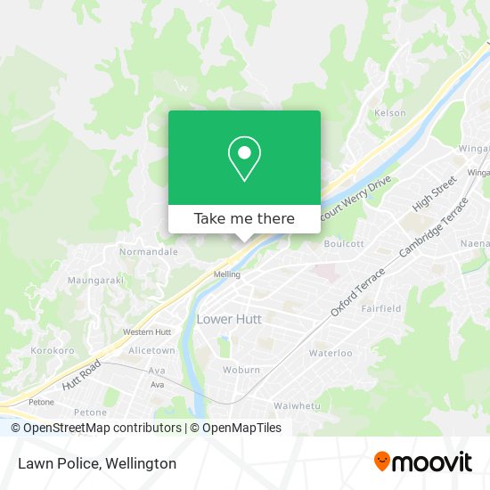 Lawn Police map