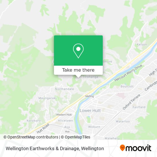 Wellington Earthworks & Drainage map