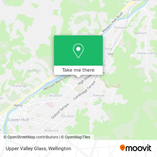 Upper Valley Glass map