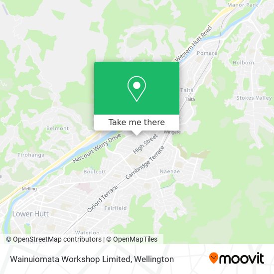 Wainuiomata Workshop Limited map