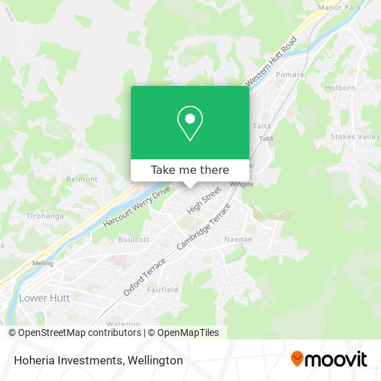 Hoheria Investments map