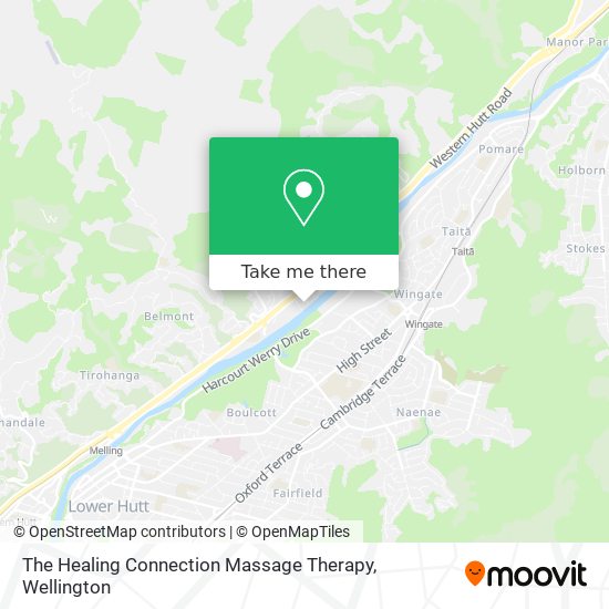 The Healing Connection Massage Therapy map