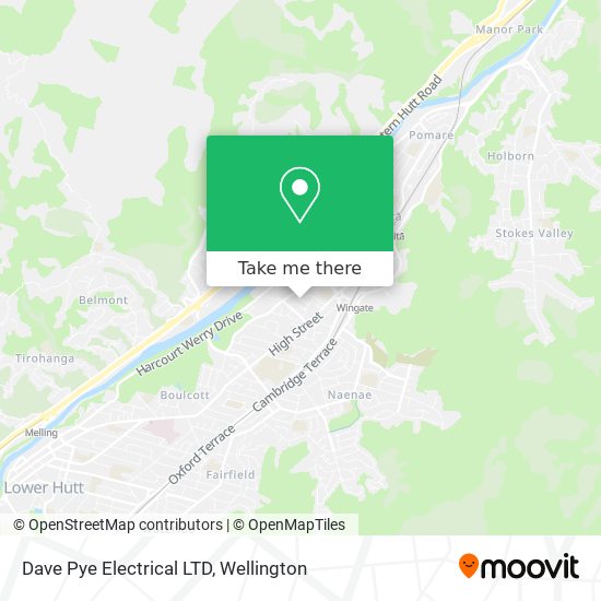 Dave Pye Electrical LTD map