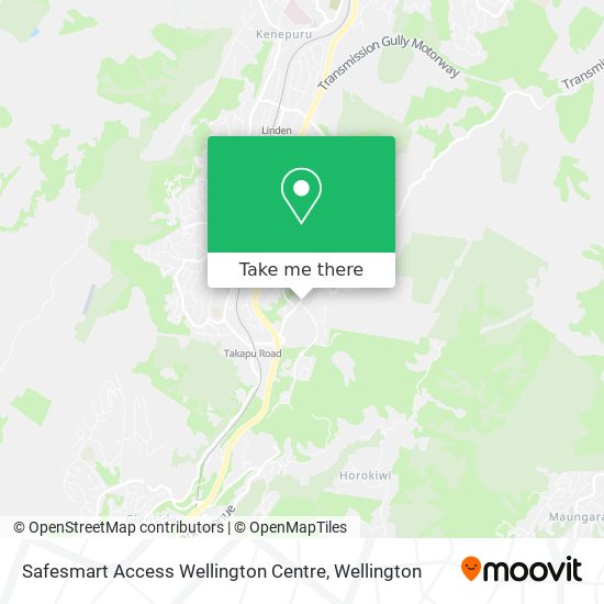 Safesmart Access Wellington Centre map