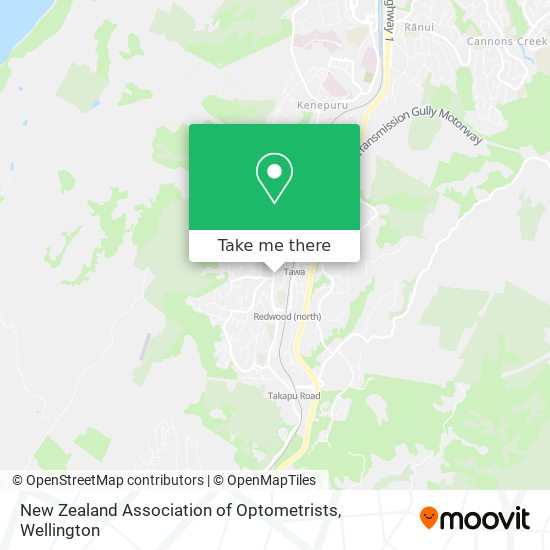 New Zealand Association of Optometrists map