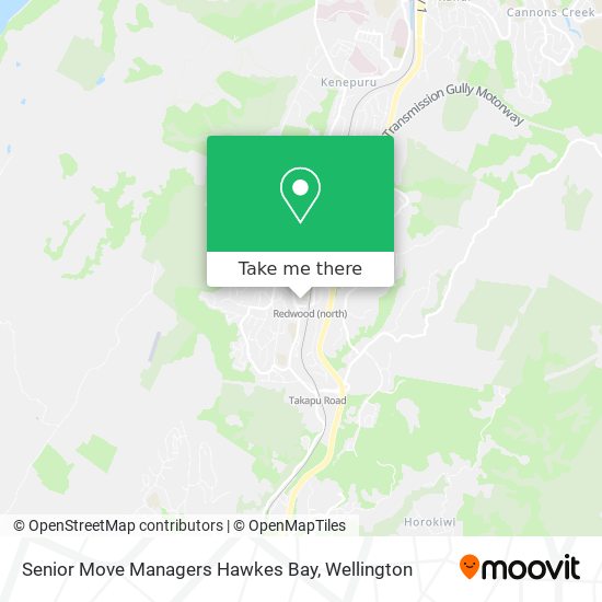 Senior Move Managers Hawkes Bay map