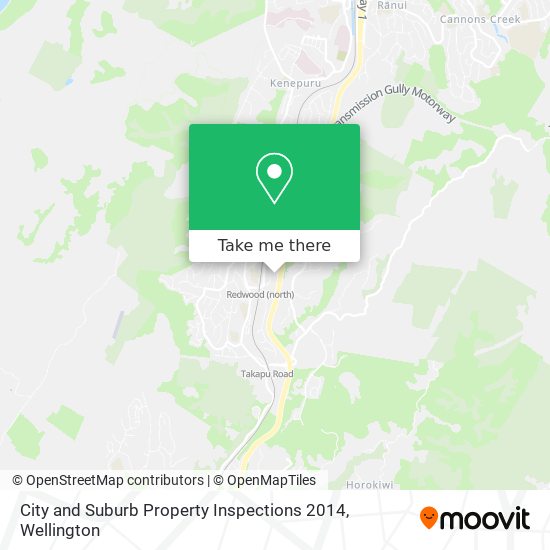 City and Suburb Property Inspections 2014 map