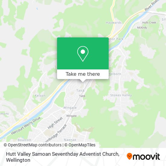 Hutt Valley Samoan Seventhday Adventist Church map