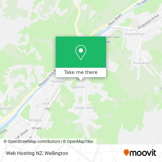 Web Hosting NZ map