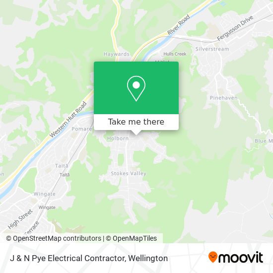 J & N Pye Electrical Contractor map