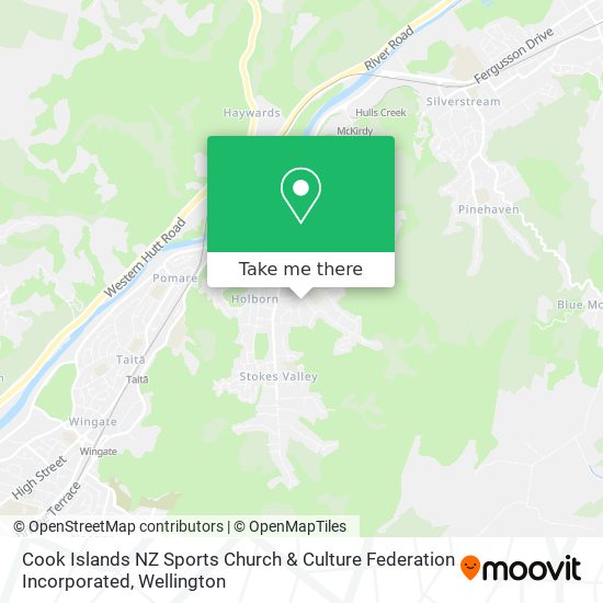 Cook Islands NZ Sports Church & Culture Federation Incorporated map