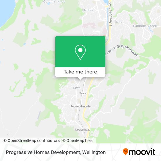 Progressive Homes Development map