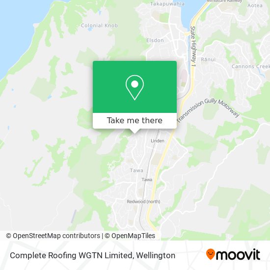 Complete Roofing WGTN Limited map