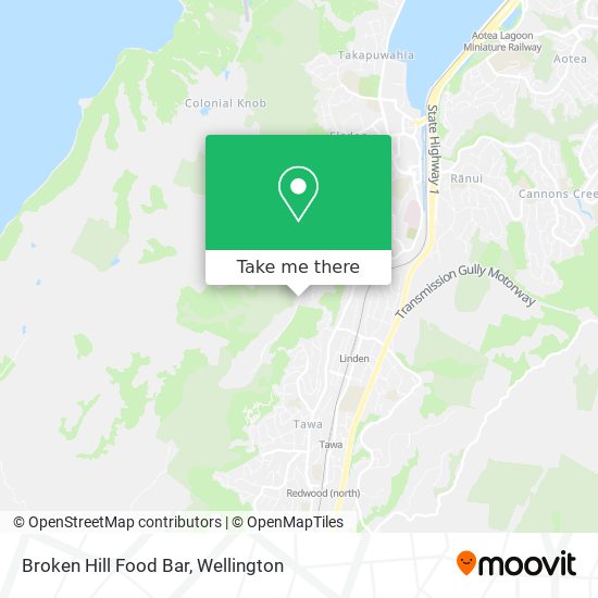 Broken Hill Food Bar map