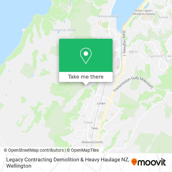 Legacy Contracting Demolition & Heavy Haulage NZ map