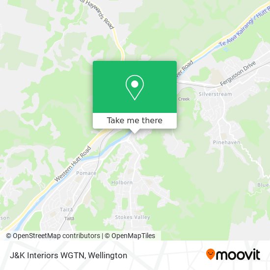 J&K Interiors WGTN map