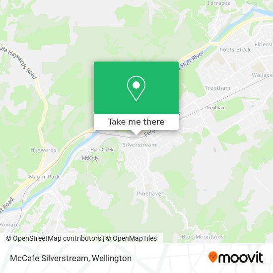 McCafe Silverstream map