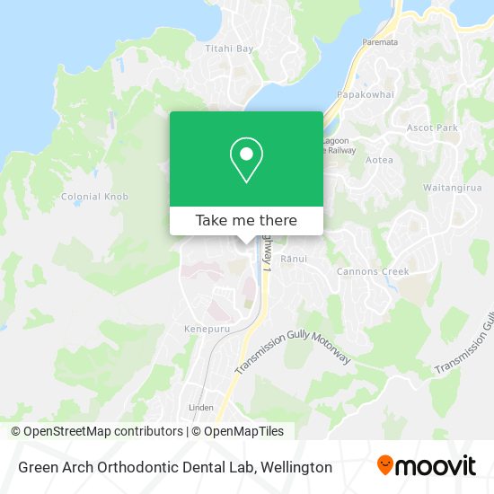 Green Arch Orthodontic Dental Lab map