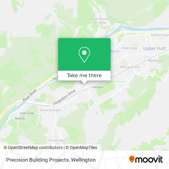 Precision Building Projects map