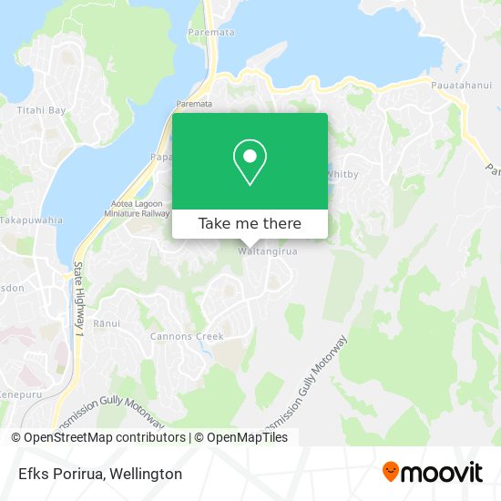 Efks Porirua map