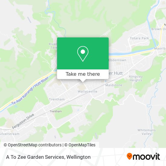 A To Zee Garden Services map