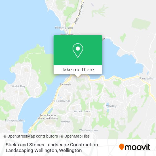 Sticks and Stones Landscape Construction Landscaping Wellington map