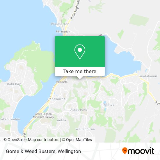 Gorse & Weed Busters map