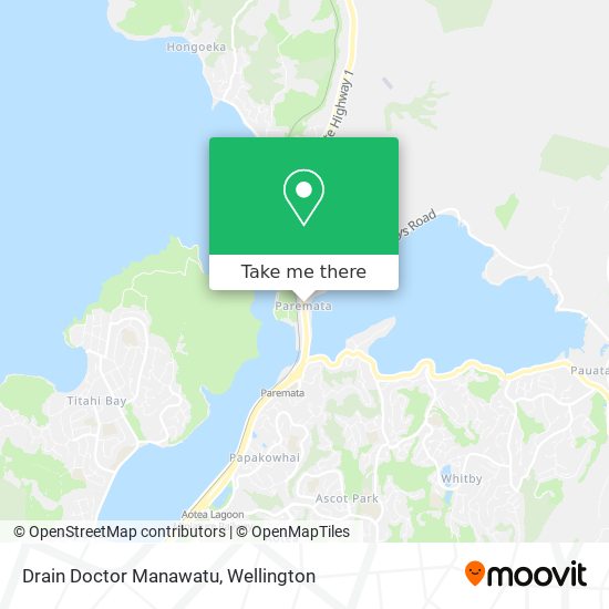 Drain Doctor Manawatu map