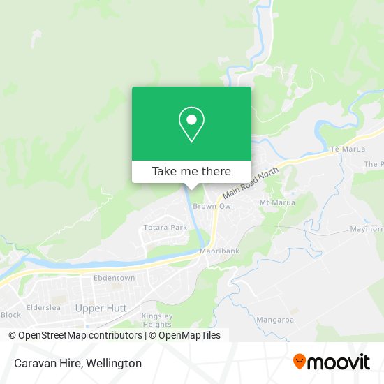 Caravan Hire map