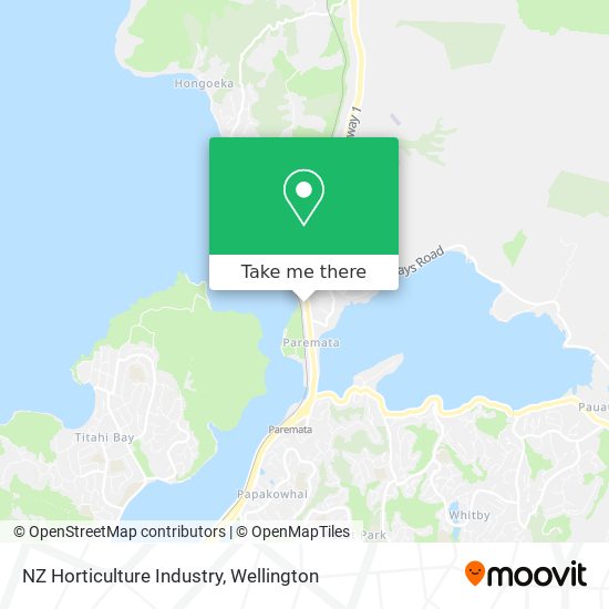 NZ Horticulture Industry map