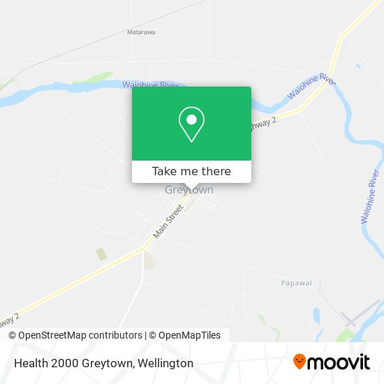 Health 2000 Greytown map