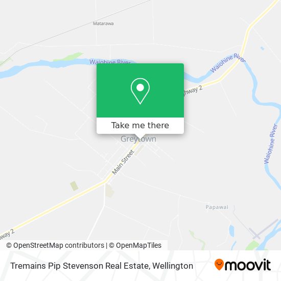 Tremains Pip Stevenson Real Estate map