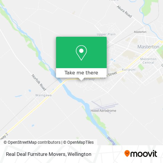 Real Deal Furniture Movers map