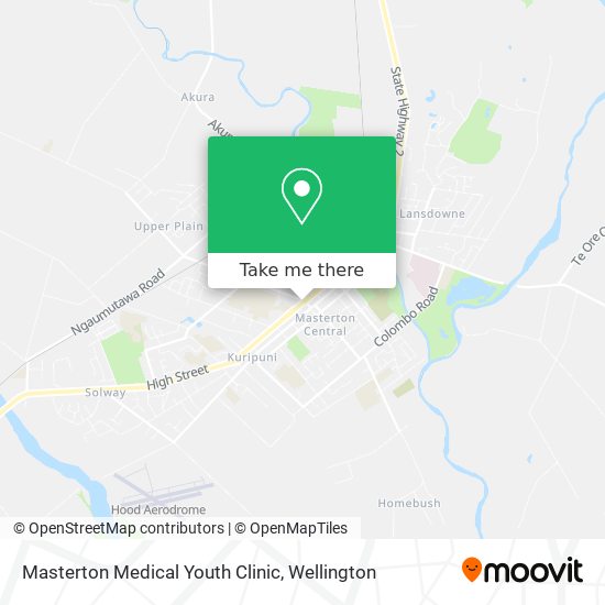 Masterton Medical Youth Clinic map