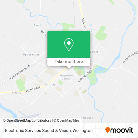 Electronic Services Sound & Vision map