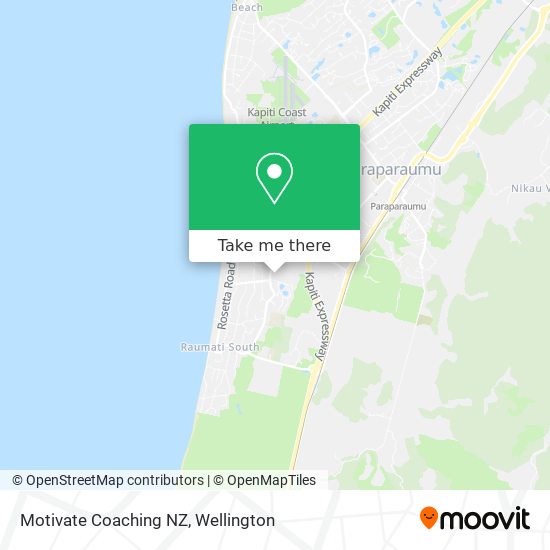 Motivate Coaching NZ map