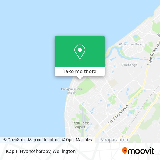 Kapiti Hypnotherapy map
