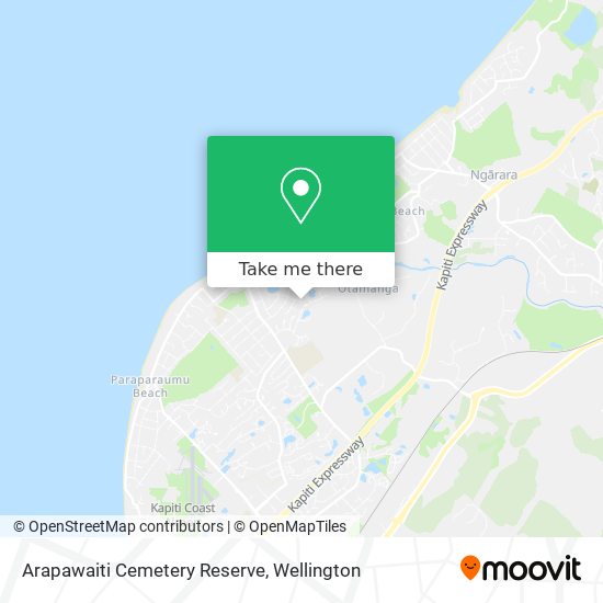 Arapawaiti Cemetery Reserve map