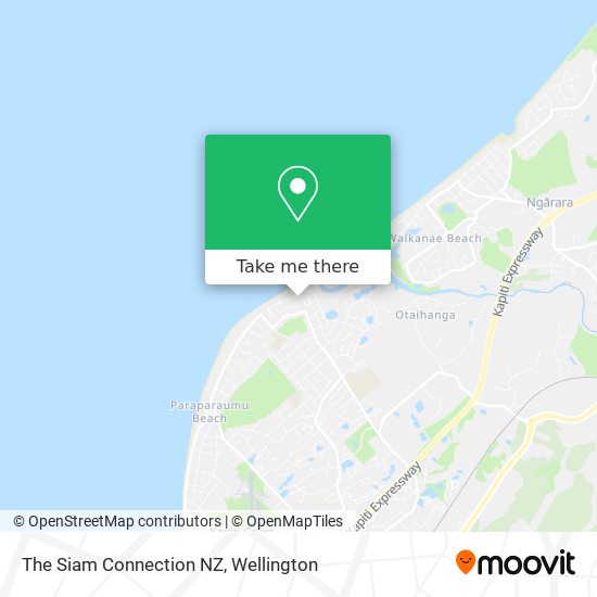 The Siam Connection NZ map