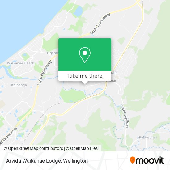 Arvida Waikanae Lodge地图