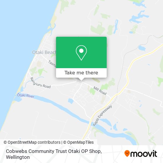 Cobwebs Community Trust Otaki OP Shop map