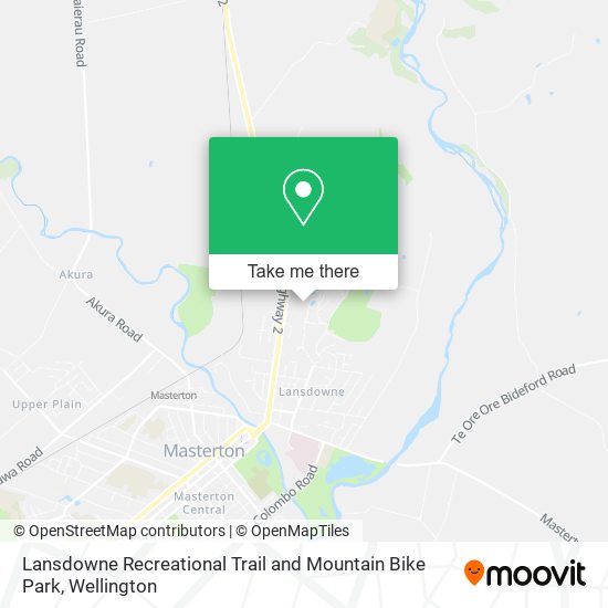 Lansdowne Recreational Trail and Mountain Bike Park map