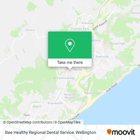 Bee Healthy Regional Dental Service map