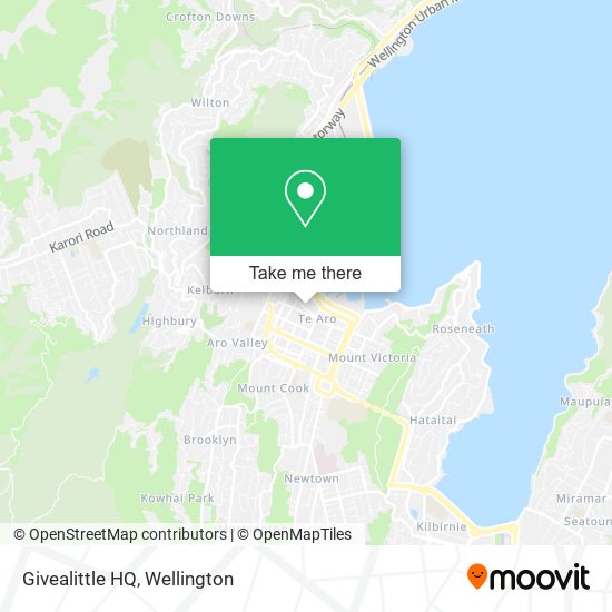 Givealittle HQ map
